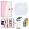 Budget Binder, Cash Envelopes For Budgeting, A6 Budget Binder With Zipper Envelopes, Budget Binder for Budgeting with 12Pcs Budget Planner with Cash Envelopes